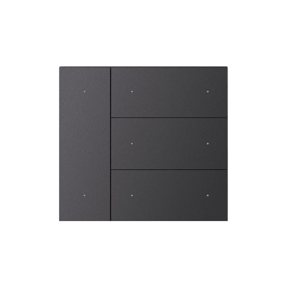Накладка панели KNX-23-4G-SUF Dark Grey (Backlight) 051087