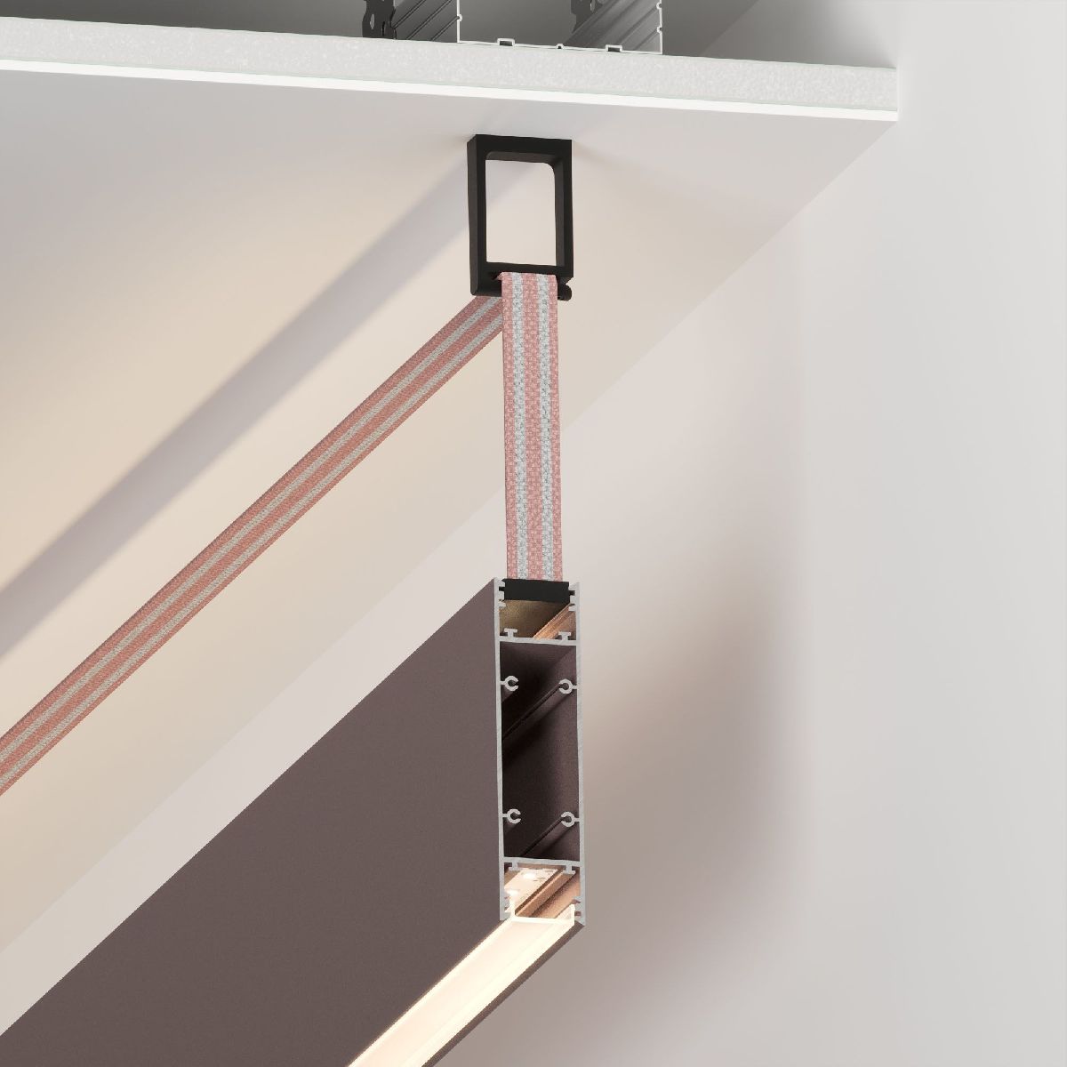Крепление накладное SL-LINE-W20-BELT BLACK 051270