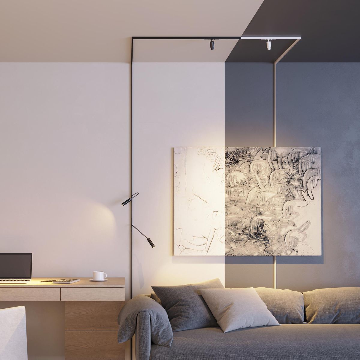 Трековый магнитный светильник MAG-MICROCOSM-SPOT-ZOOM-R30-2W Warm3000 (WH, 15-45 deg, 24V) (IP20 Металл) 051804