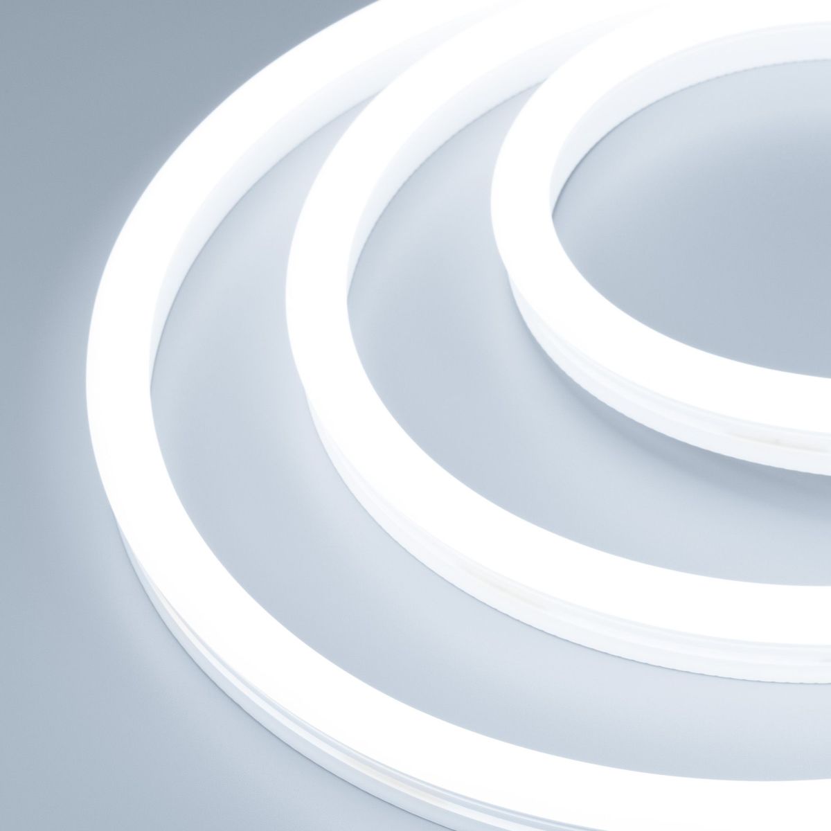Светодиодная герметичная лента WAVE-SIDE-A120-12x25mm 230V White6000 (12 W/m, IP67, 50m, wire x2) 051935