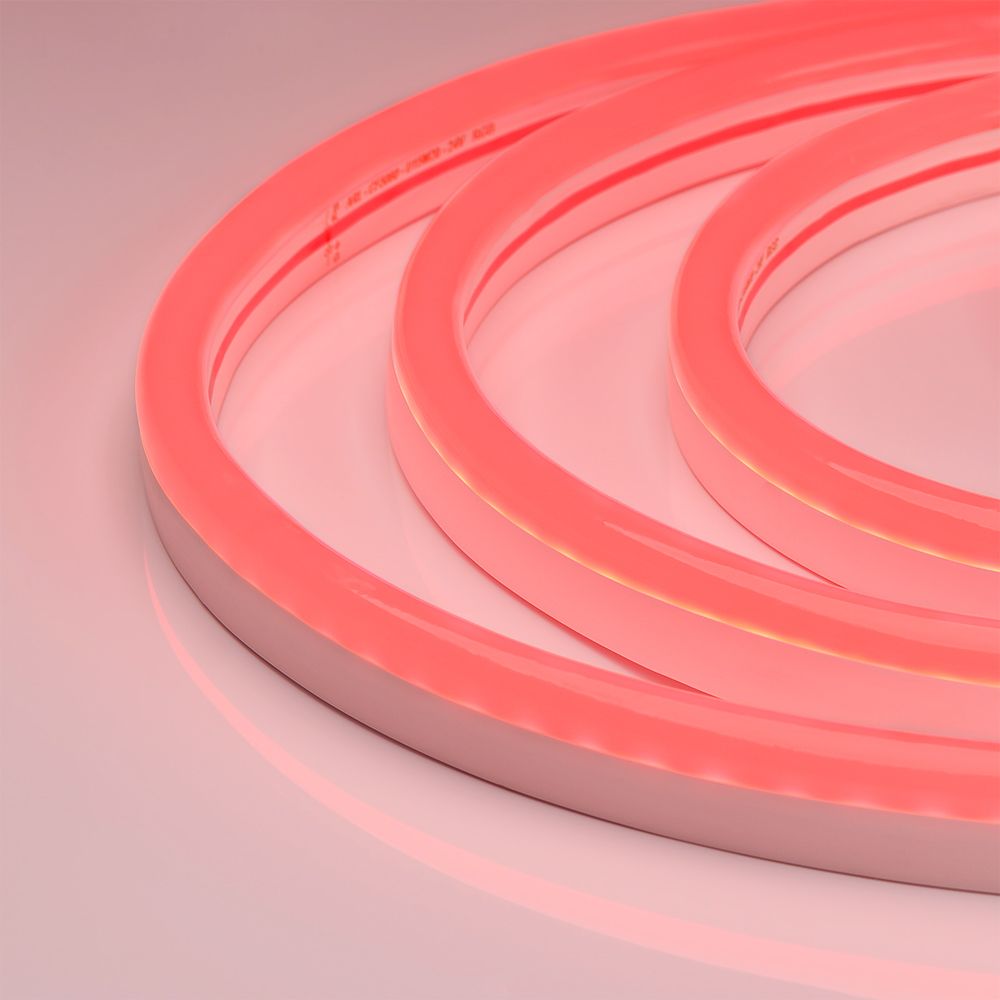 Светодиодная герметичная лента WAVE-SIDE-A120-12x25mm 230V Red (12 W/m, IP67, 50m, wire x2) 051942