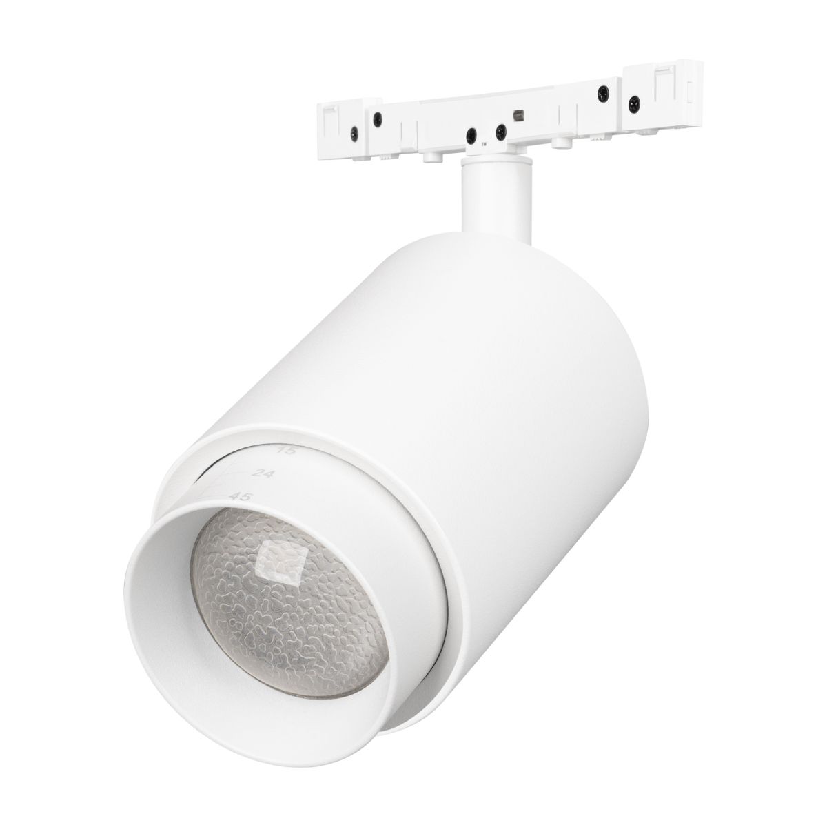 Трековый магнитный светильник MAG-MICROCOSM-SPOT-ZOOM-R59-12W Warm3000 (WH, 20-60 deg, 24V) (IP20 Металл) 052104