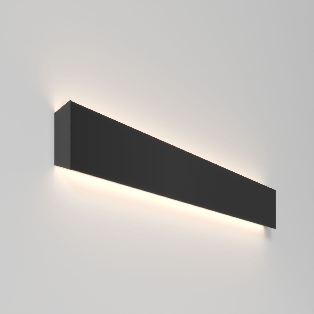 Алюминиевый профиль WALL-2575-DUAL-2000 ANOD BLACK 052332