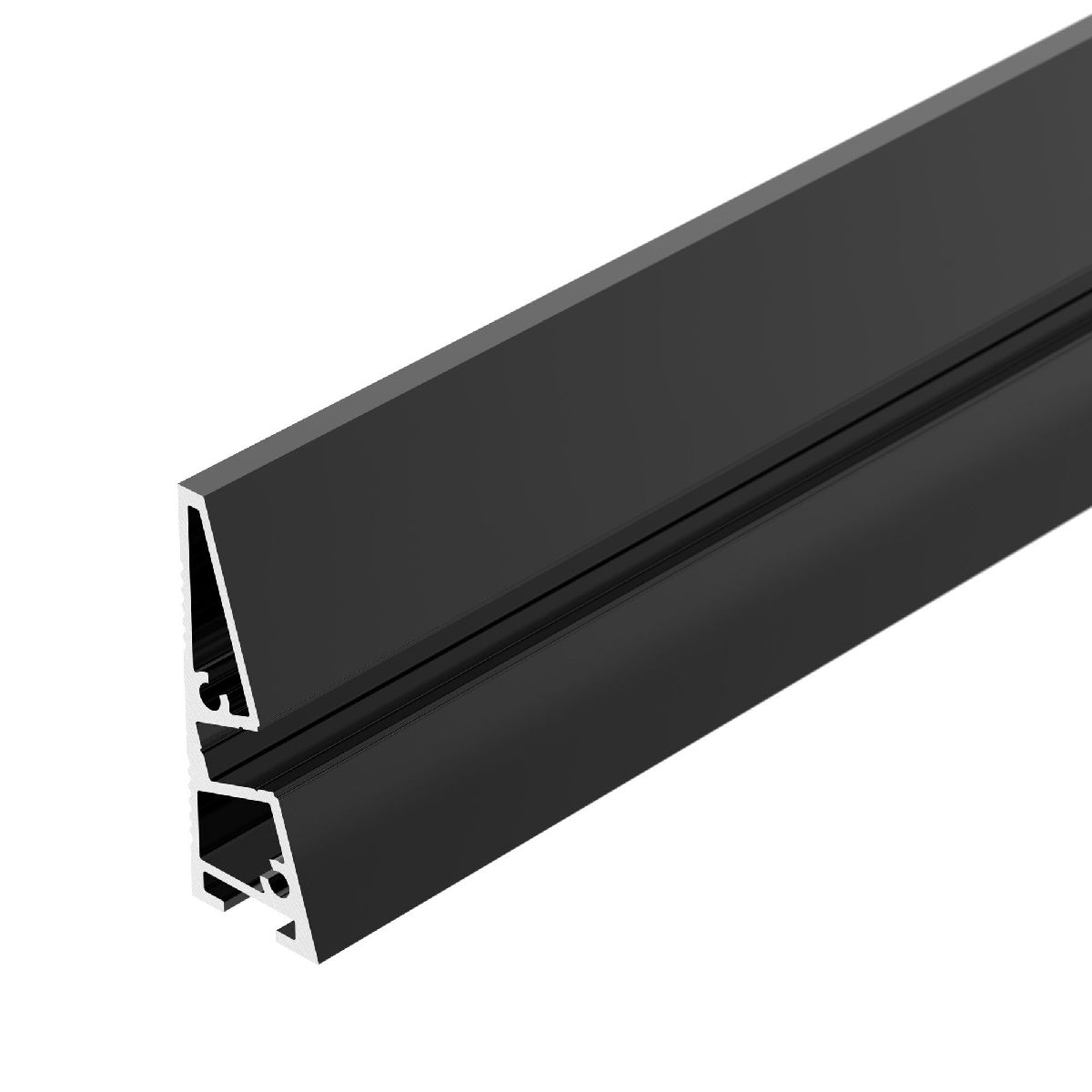 Алюминиевый профиль PLINTUS-H40-2000 BLACK 052398