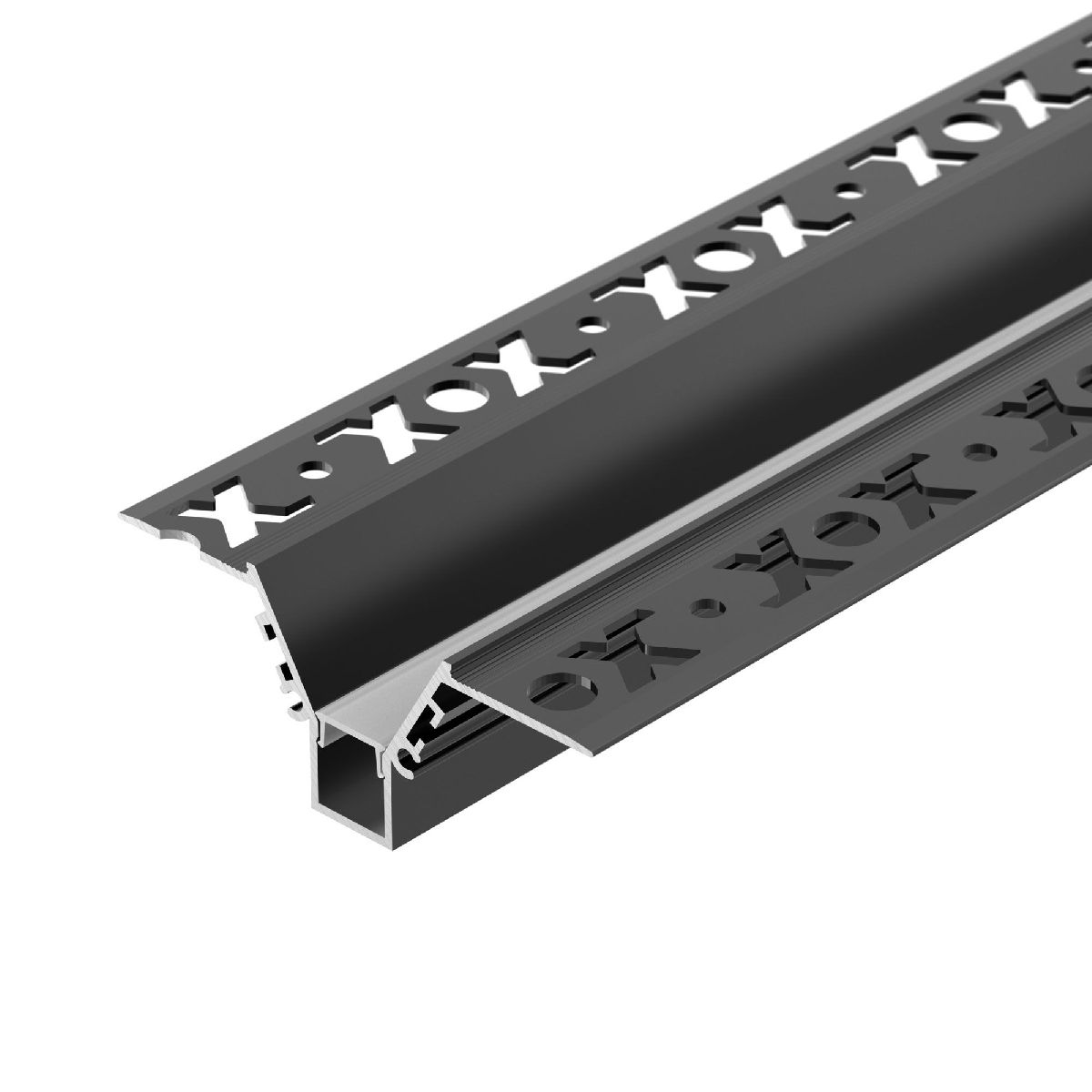 Алюминиевый профиль COMFORT10-V-FANTOM-2000 BLACK 052541