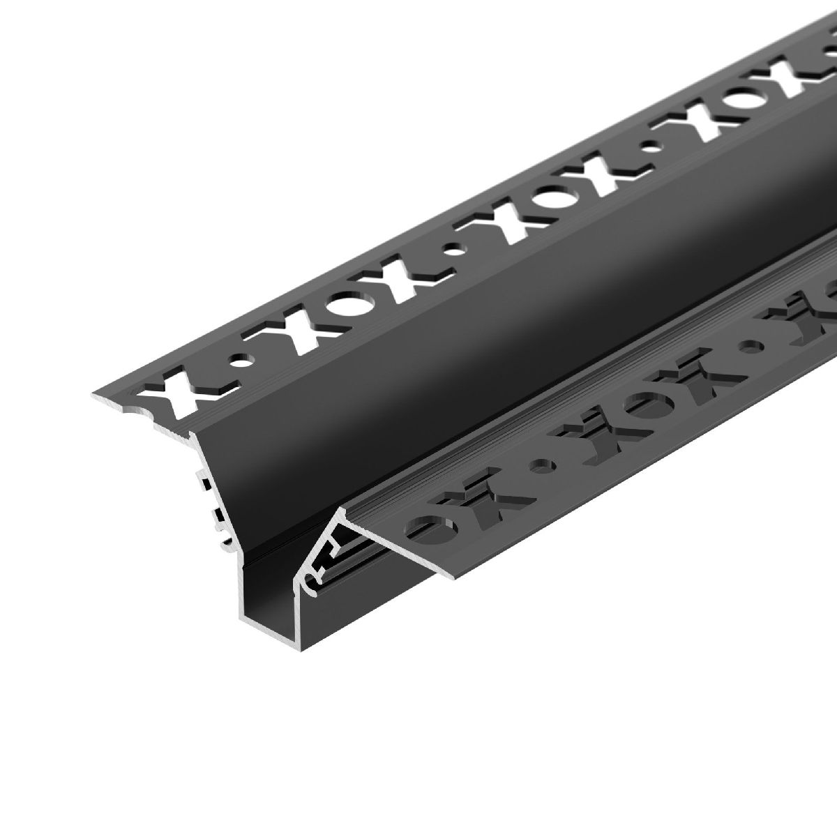 Алюминиевый профиль COMFORT10-V-FANTOM-2000 BLACK 052541