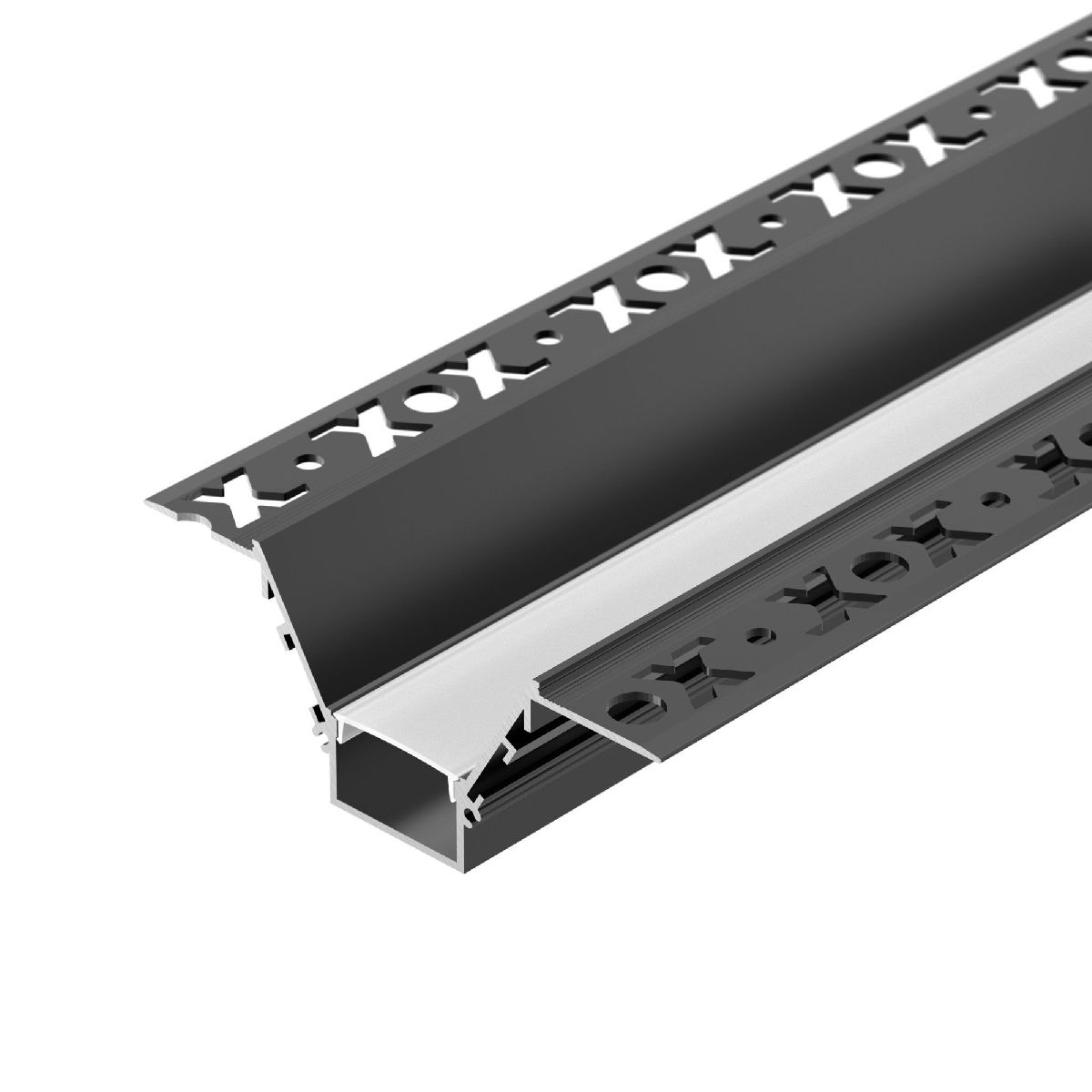 Алюминиевый профиль COMFORT21-V-FANTOM-2000 BLACK 052544