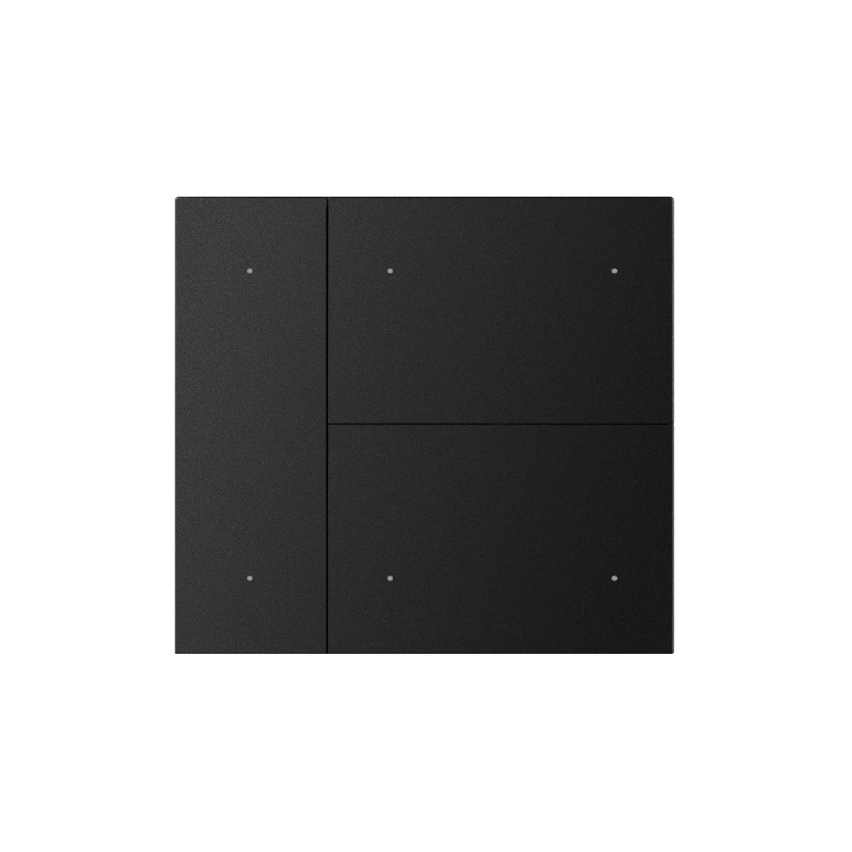 Накладка панели KNX-23-3G-SUF Black (Backlightless) 052876