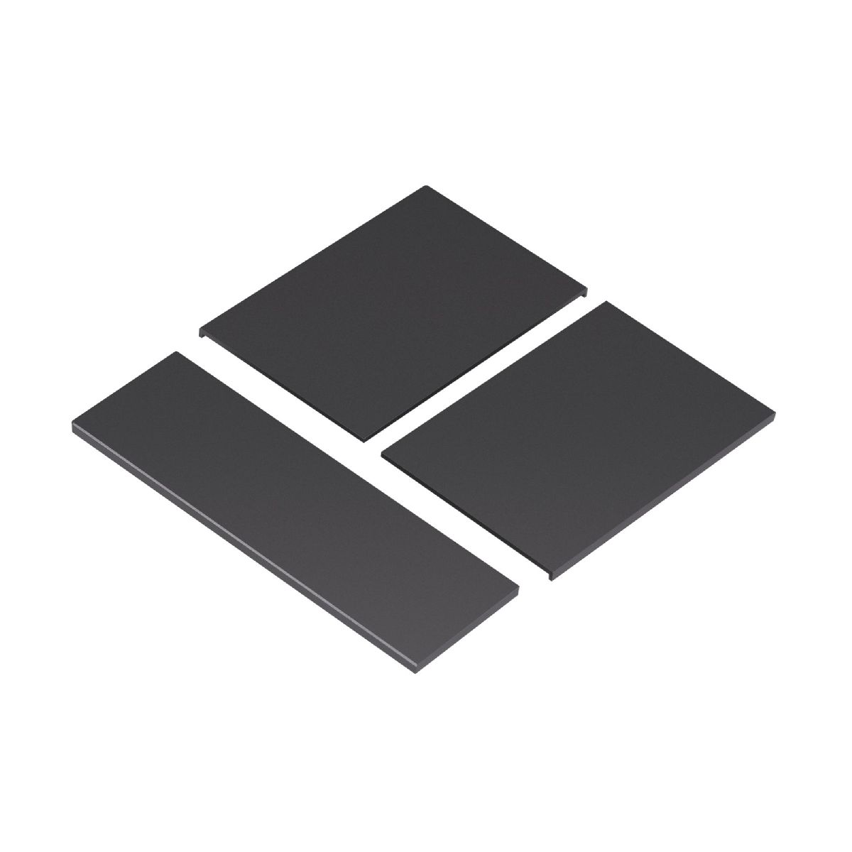 Накладка панели KNX-23-3G-SUF Dark Grey (Backlightless) 052877