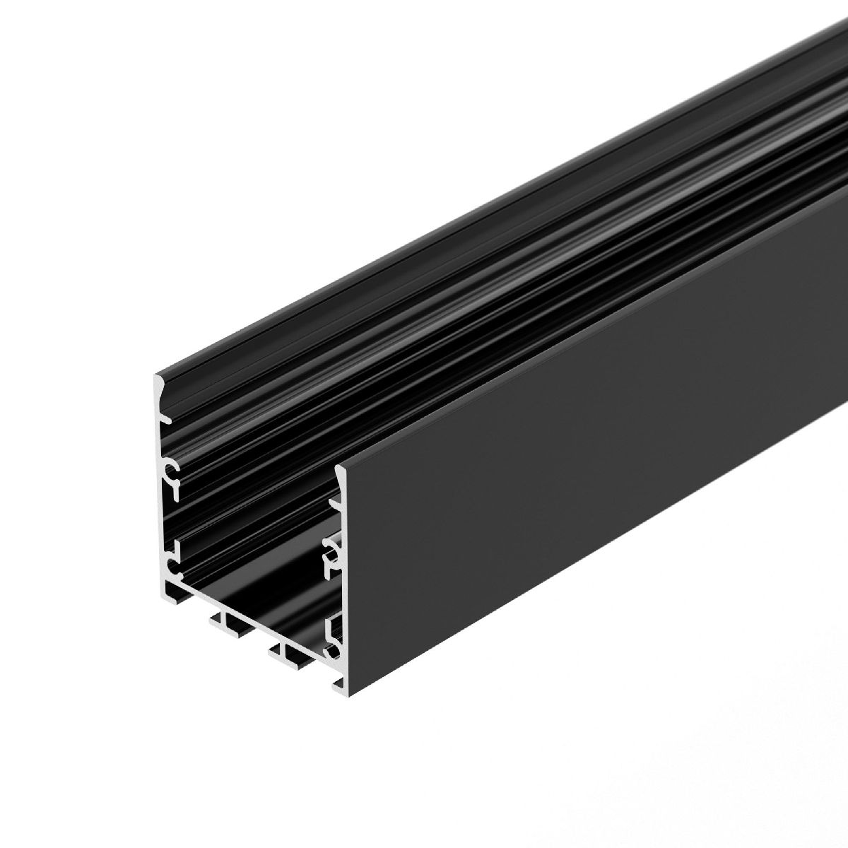 Алюминиевый профиль LINE-M-3535-2000 BLACK 053401
