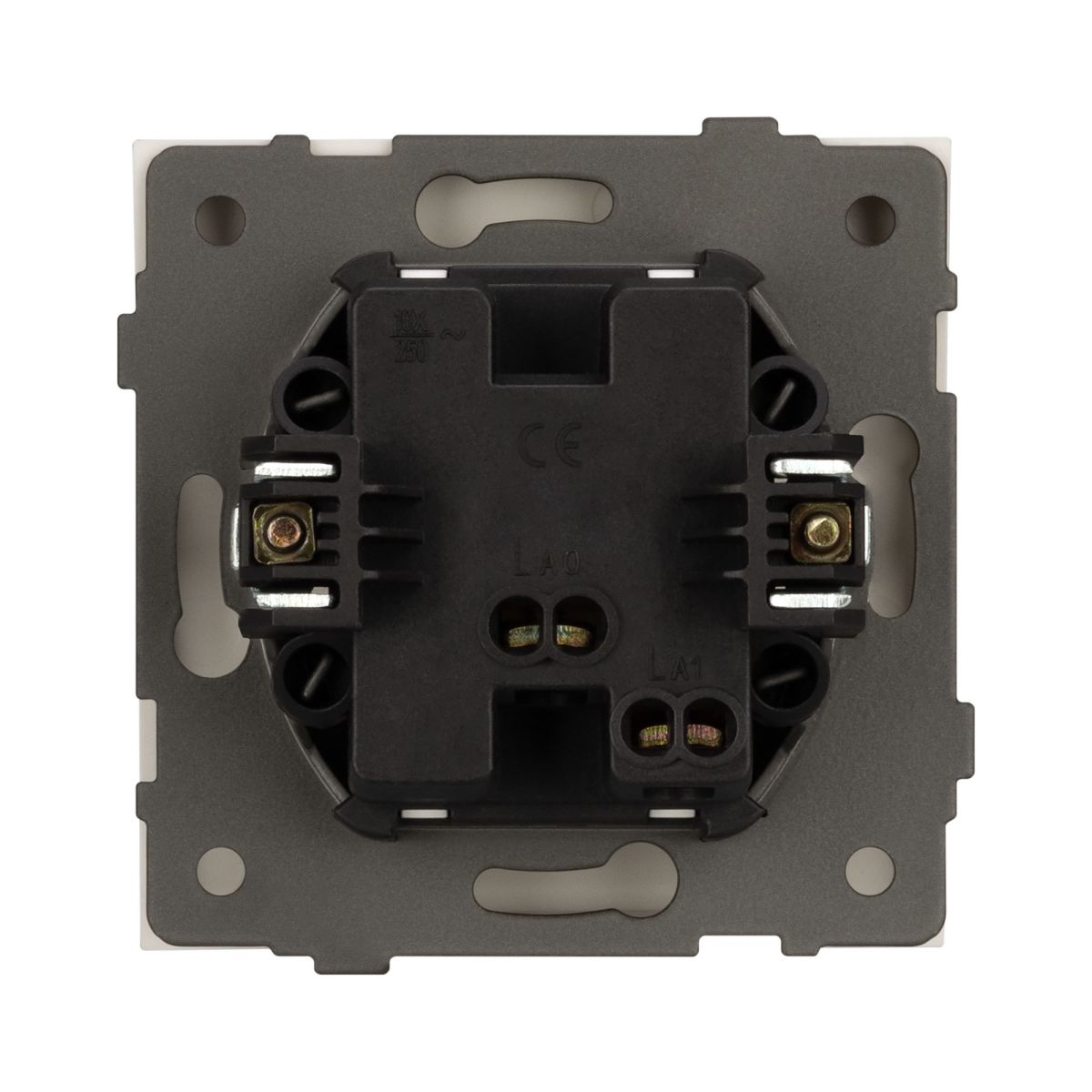 Механизм выключателя одноклавишный непроходной SWT-TENDO-MK01-PL-WH (230V, 10A) 054033