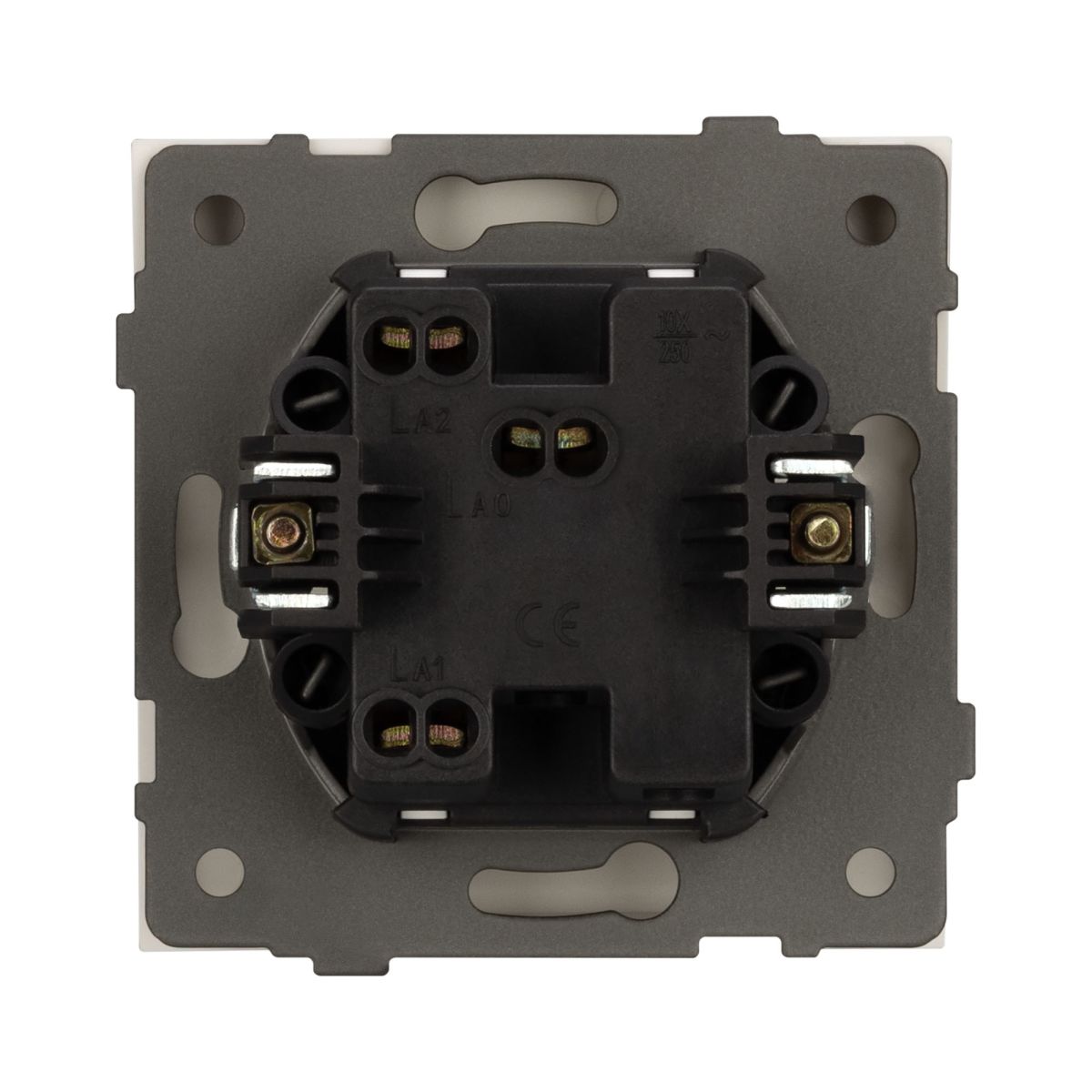 Механизм выключателя одноклавишный проходной SWT-TENDO-MKP1-PL-GD (230V, 10A) 054043