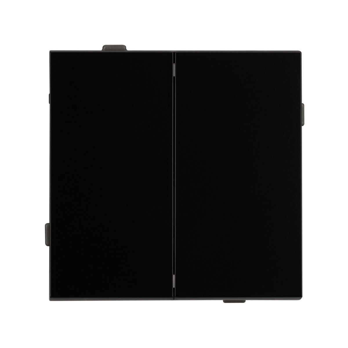 Механизм выключателя двухклавишный проходной SWT-TENDO-MKP2-PL-BK (230V, 10A) 054067
