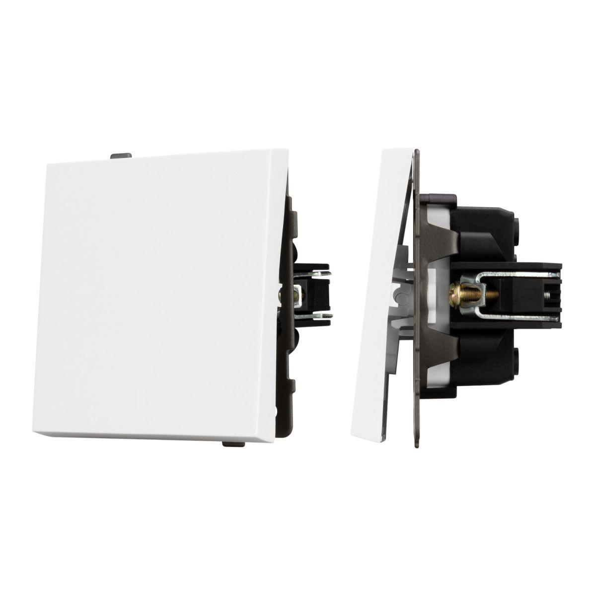 Механизм выключателя одноклавишный проходной SWT-TENDO-MKP1-PL-WH (230V, 10A) 054148