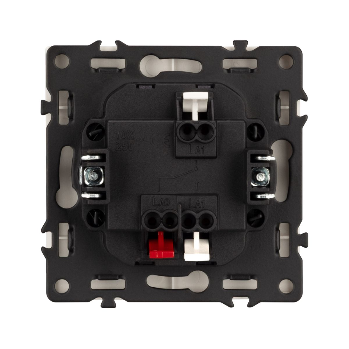 Выключатель проходной 1 кл софт-тач белый кварц SWT-MKP1-SFPL-WH (250V, 10A) 054235(1)