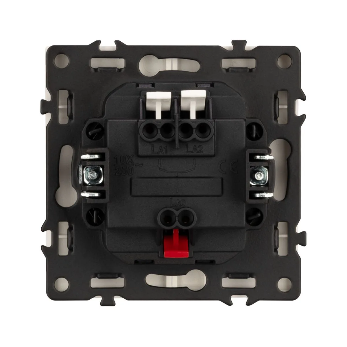 Механизм выключателя двухклавишный непроходной SWT-NOBE-MK02-SFPL-WH (230V, 10A) 054238