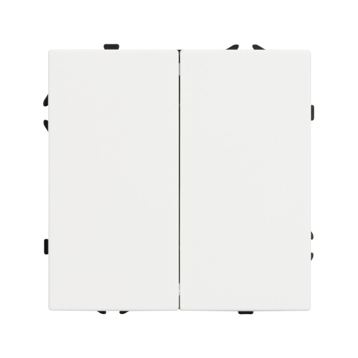 Выключатель 2 кл софт-тач белый кварц SWT-MK02-SFPL-WH (250V, 10A) 054238(1)