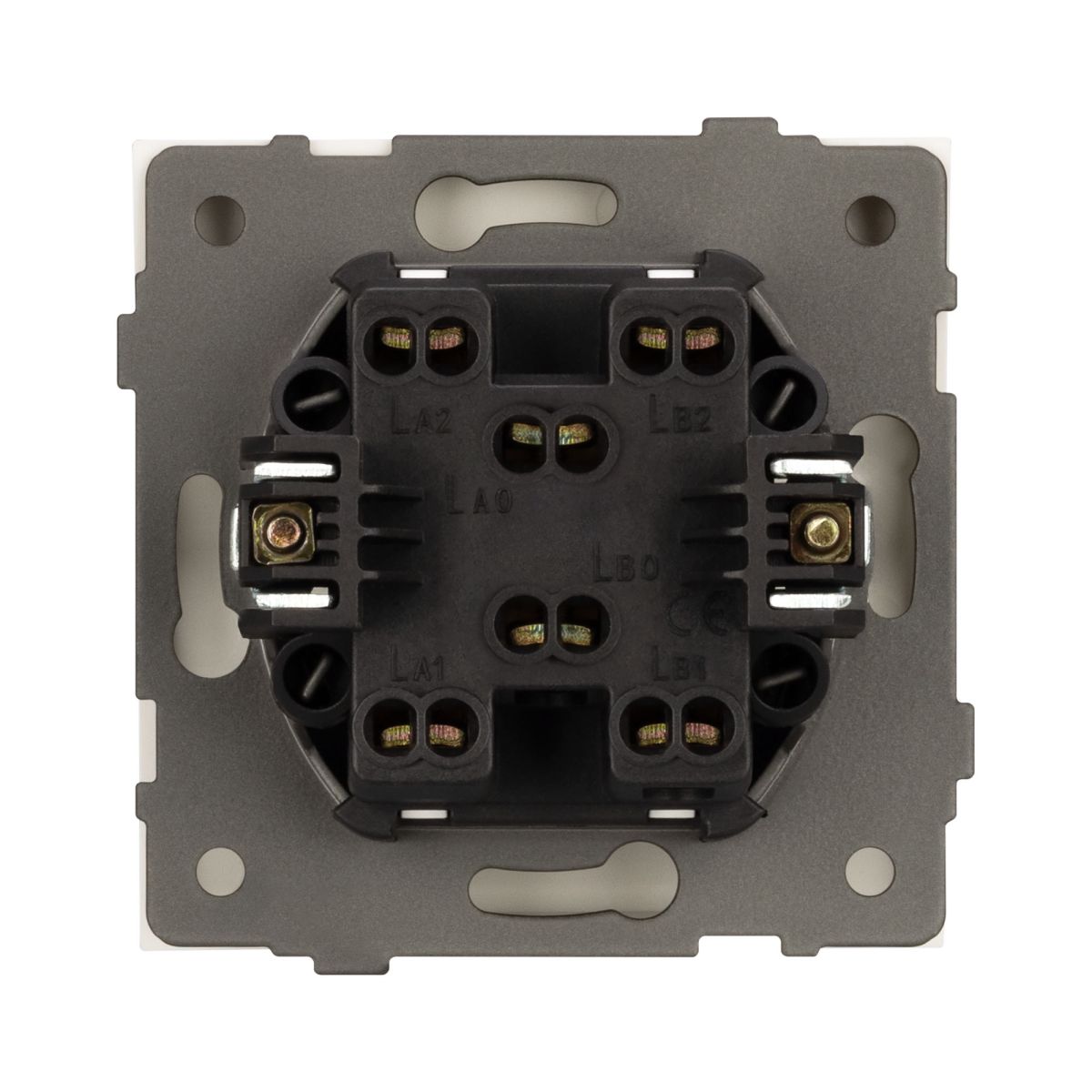 Механизм выключателя одноклавишный перекрёстный SWT-TENDO-MKX1-SFPL-GD (230V, 10A) 054572