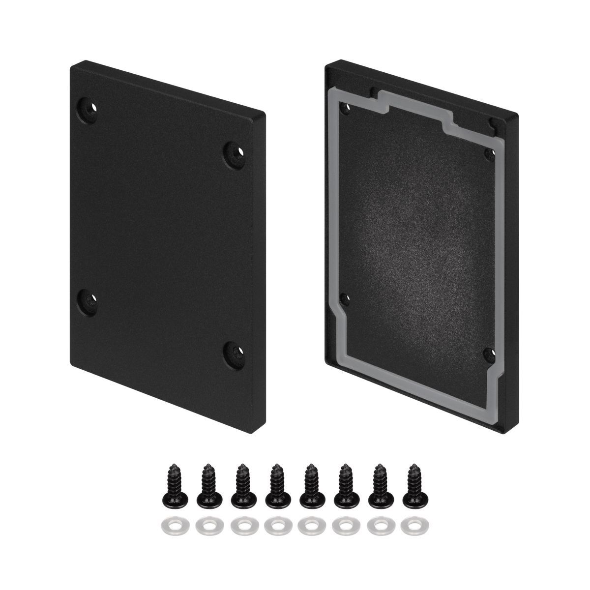 Заглушка IP-LINE-5475 BLACK глухая (Металл) 055283