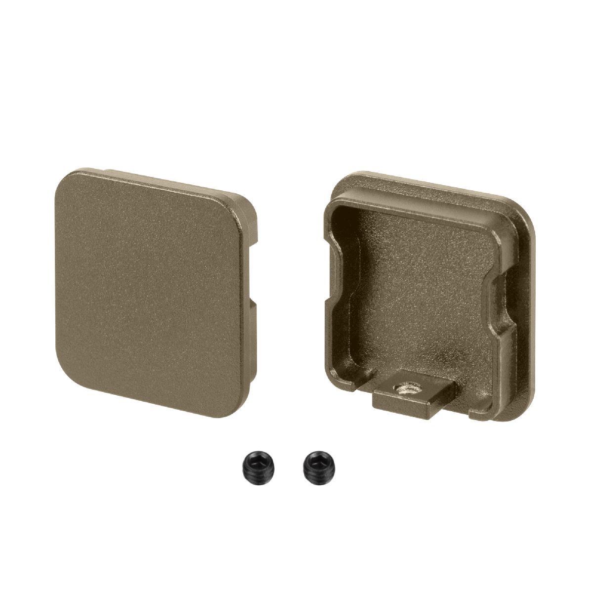 Заглушка LINE-D-3030 SQUARE OLIVE GREY 055452