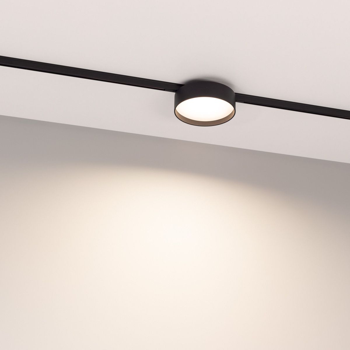 Трековый магнитный светильник MAG-MICROCOSM-RONDO-R113-12W Warm2700 (BK, 100 deg, 24V) 055471