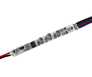 Диммер SMART-PWM-103-12-RGB-IN (5-24V, 3x1.5A, 3-button, SENS) (IARL, IP20 Пластик) 055843