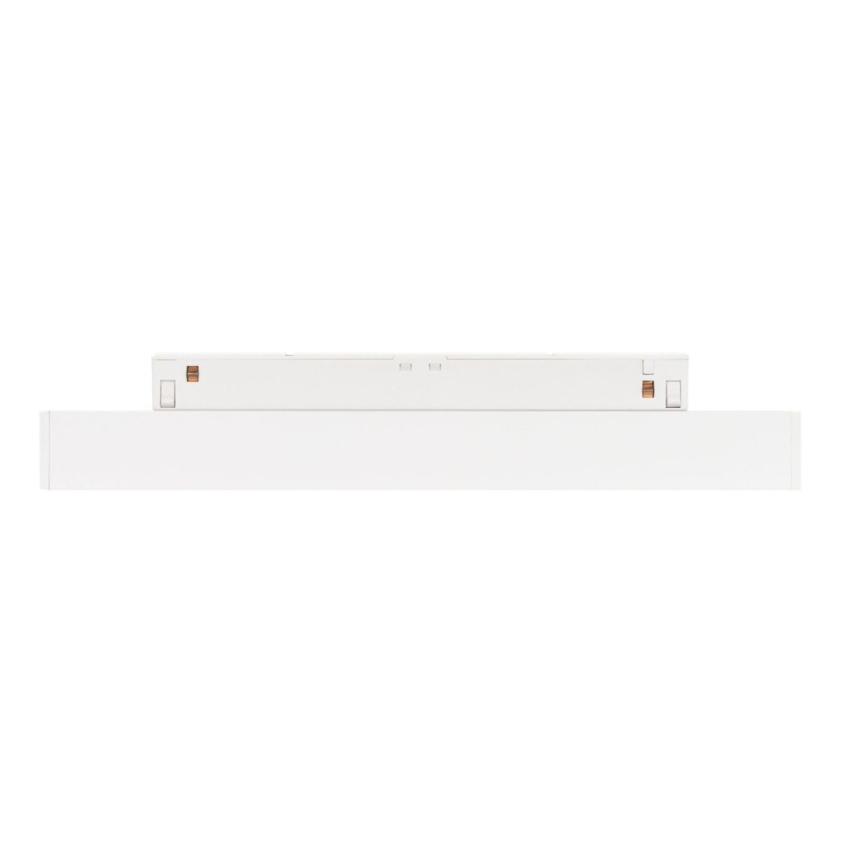 Трековый магнитный светильник MAG-ORIENT-FLAT-L235-8W Warm2700 (WH, 100 deg, 48V) 055985