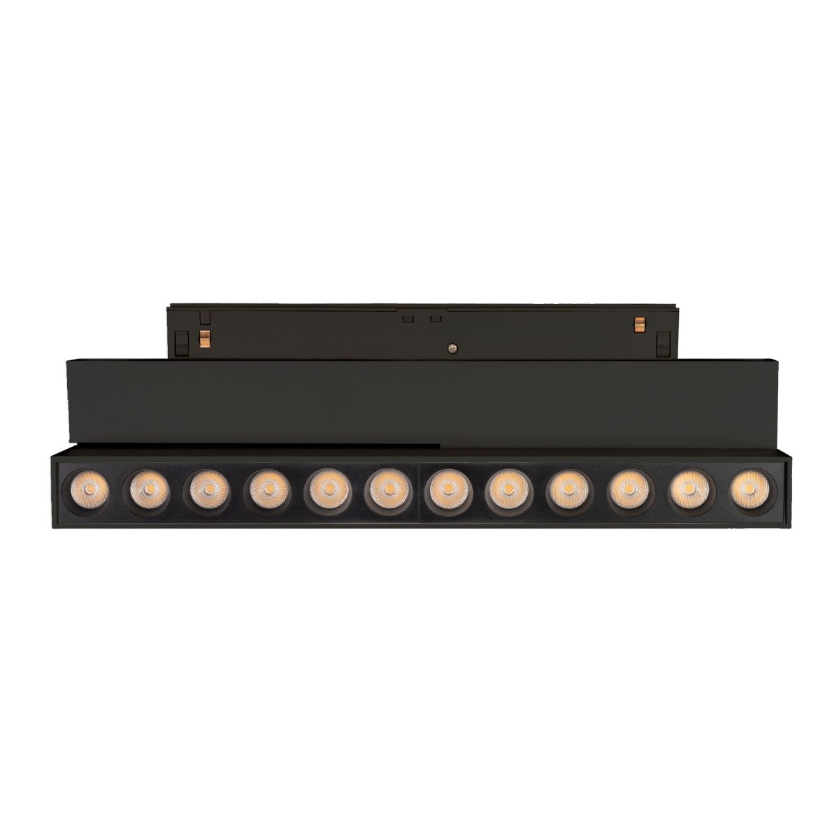Трековый магнитный светильник MAG-ORIENT-DOTS-FOLD-S230-12W Day4000-MIX (BK, 30 deg, 48V, TUYA Zigbee) (IP20 Металл) 056402