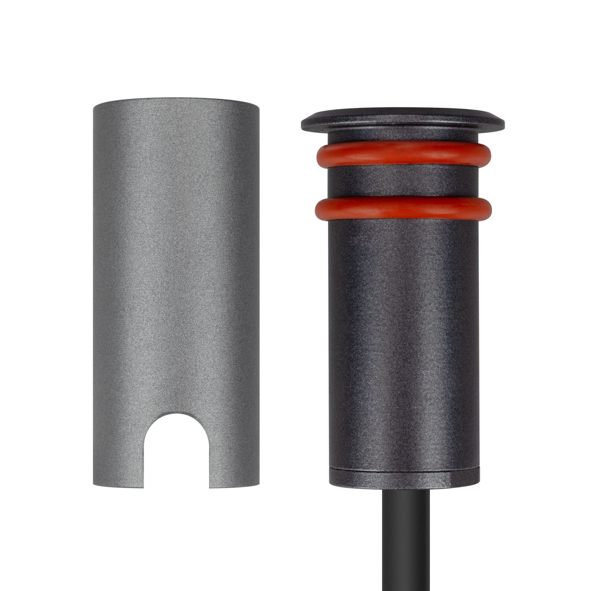 Светильник ART-PELURU-GROUND-R23-1W Warm3000 (GR, 30 deg, 24V) (IP67 Металл) 056634