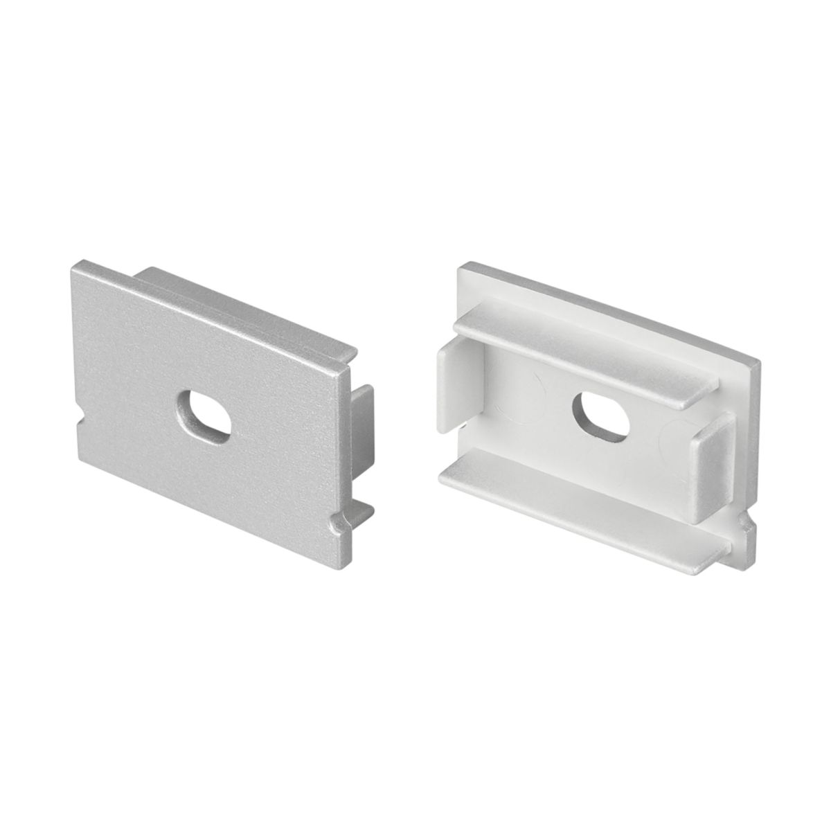 Заглушка LINE-3020 SILVER с отверстием 057058