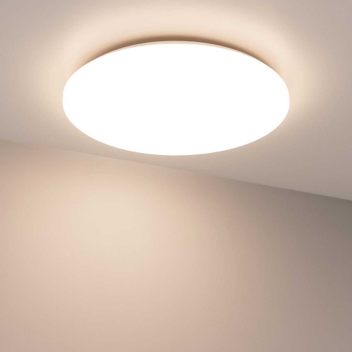 Потолочный светильник SP-FAVOR-R600-50W Day4000-MIX-RGB (WH, 100 deg, 230V, Tuya Zigbee) (IP54 Пластик) 057444