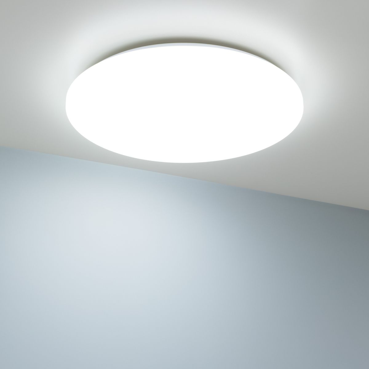 Потолочный светильник SP-FAVOR-R600-50W Day4000-MIX-RGB (WH, 100 deg, 230V, Tuya Zigbee) (IP54 Пластик) 057444