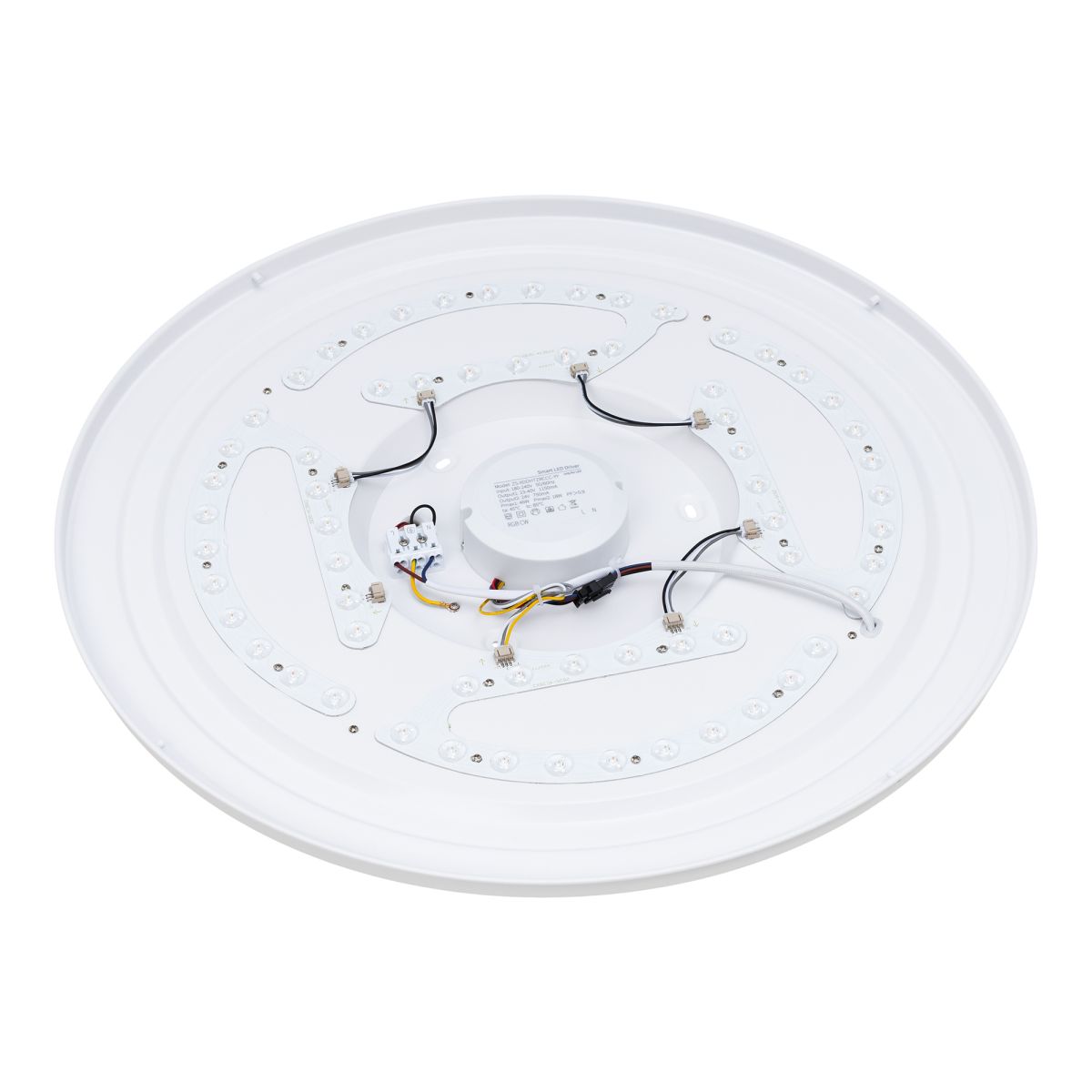 Потолочный светильник SP-FAVOR-R600-50W Day4000-MIX-RGB (WH, 100 deg, 230V, Tuya Zigbee) (IP54 Пластик) 057444