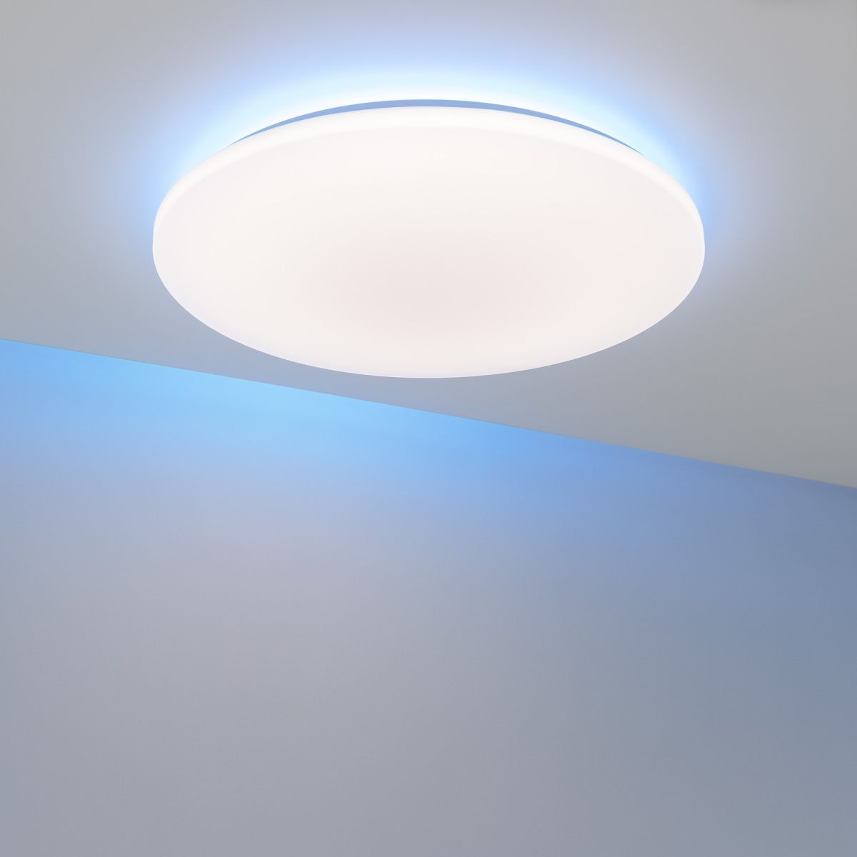 Потолочный светильник SP-FAVOR-R600-50W Day4000-MIX-RGB (WH, 100 deg, 230V, Tuya Zigbee) (IP54 Пластик) 057444