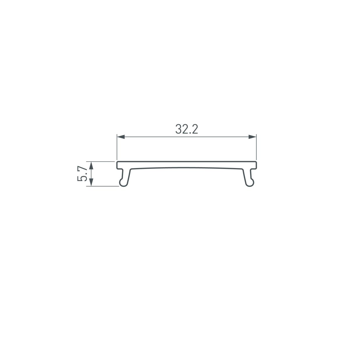 Экран LINIA32-FANTOM-MID-2000 OPAL (Пластик) 058473