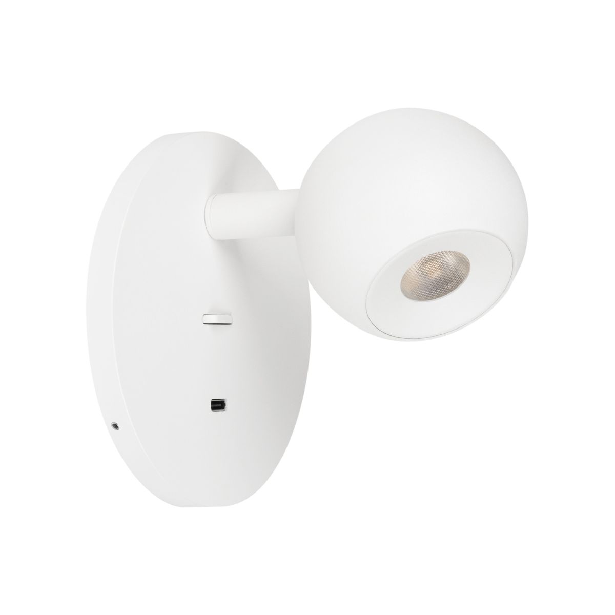 Настенный светильник SP-OTTORI-WALL-CHARGE-6W Warm3000 (WH, 30 deg, 230V, USB-C) (IP20 Металл) 058477