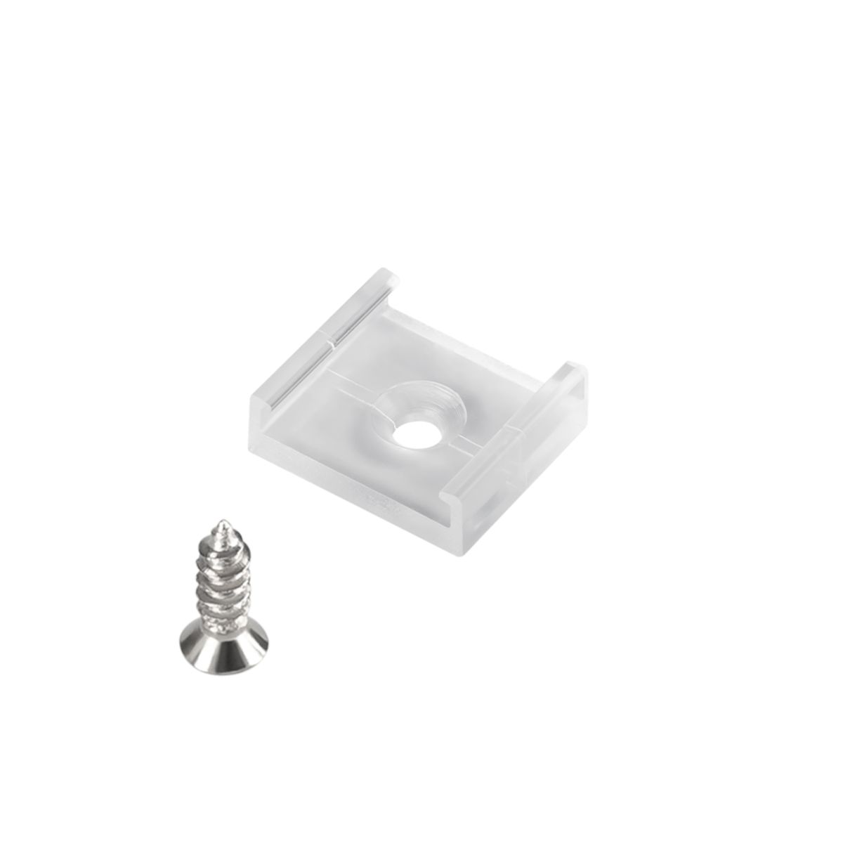 Держатель ARL-WAVE-16x15mm-CLIP-P CLEAR (Пластик) 059748