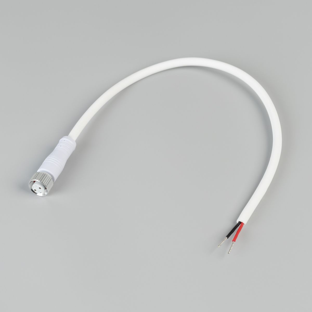 Коннектор питания ARL-WAVE-1615-CON-POWER-FEMALE-2PIN-WHT (IP67 Пластик) 059758