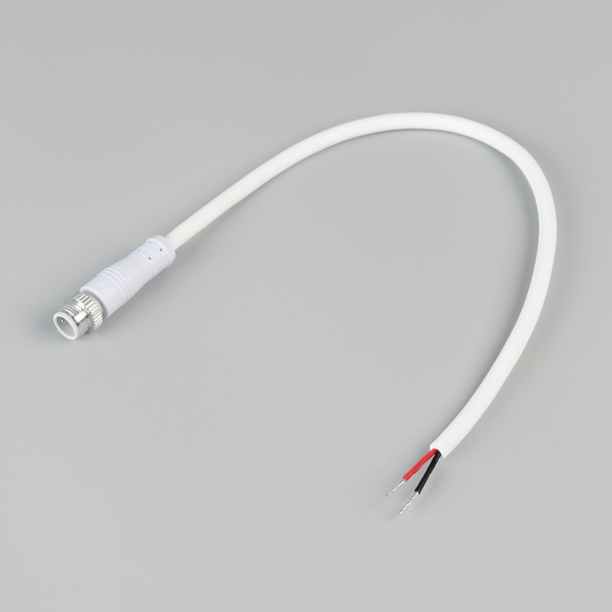 Коннектор питания ARL-WAVE-1615-CON-POWER-MALE-2PIN-WHT (IP67 Пластик) 059759