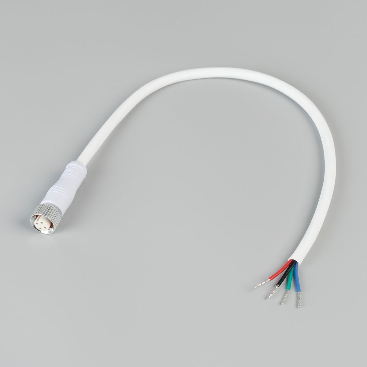 Коннектор питания ARL-WAVE-1615-CON-POWER-FEMALE-4PIN-WHT (IP67 Пластик) 060093