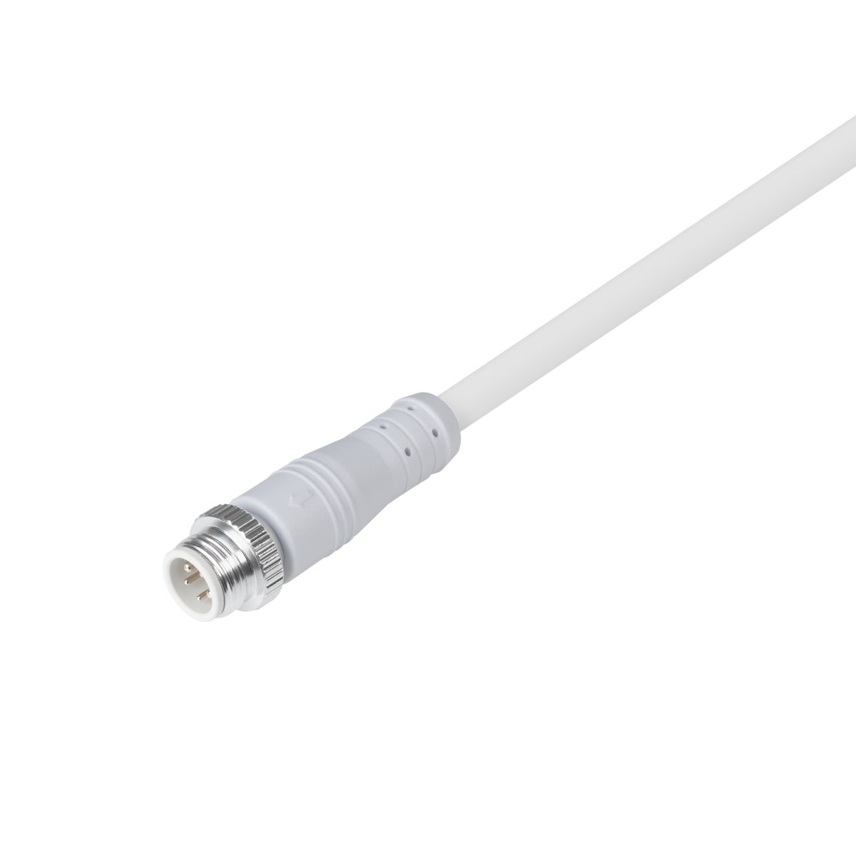 Коннектор питания ARL-WAVE-1615-CON-POWER-MALE-5PIN-WHT (IP67 Пластик) 060104
