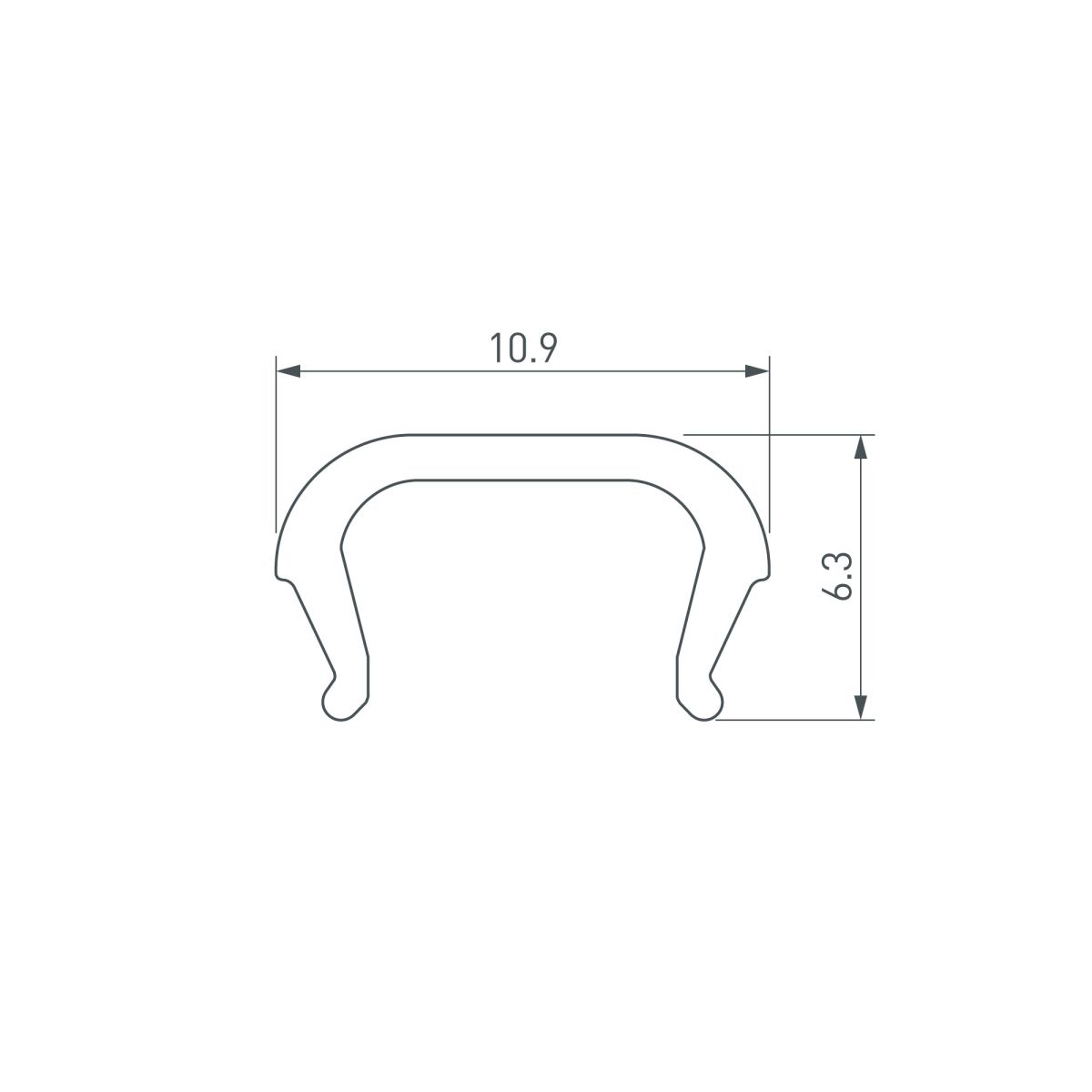 Экран LINE-D-1111-2000 OPAL (Пластик) 061086