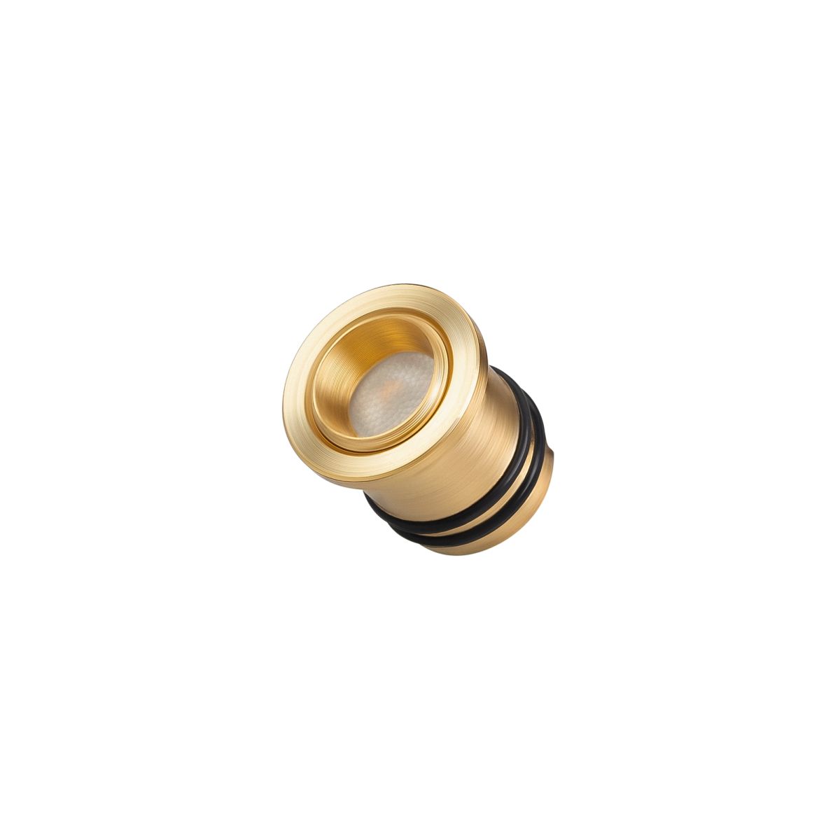 Мебельный светильник ART-PICCOLO-BUILT-R13-1W Warm3000 (BRS, 30 deg, 3V) (IP40 Металл) 061674