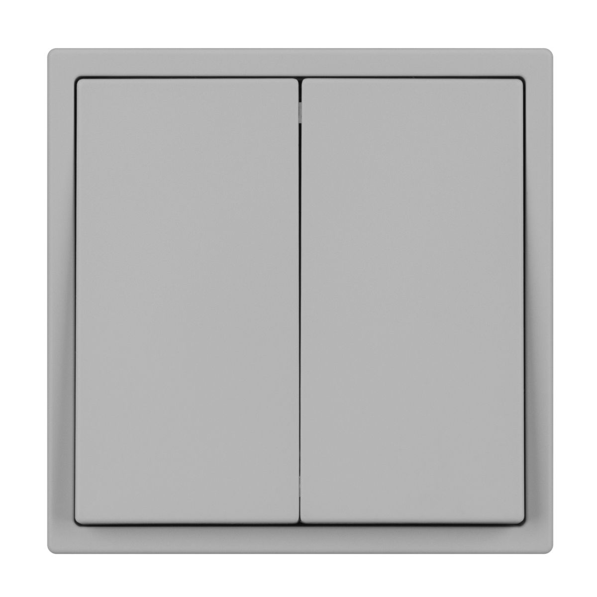 Механизм выключателя двухклавишный перекрёстный SWT-NOBE-MKX2-SFPL-IS (230V, 10A) (Никель) 061794