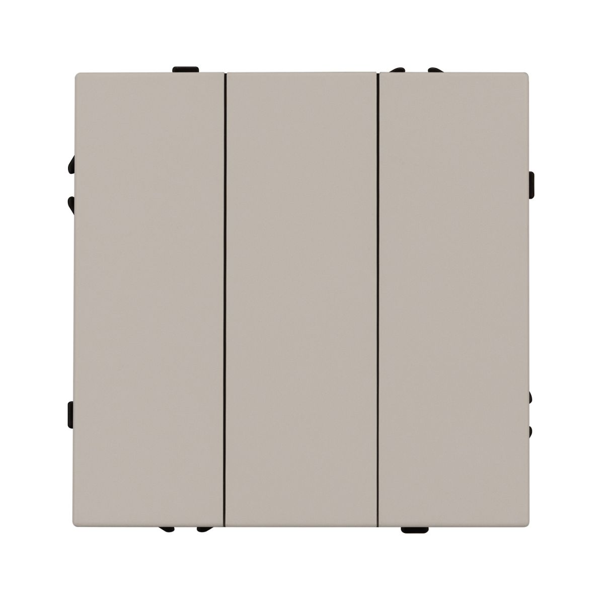 Выключатель 3 кл софт-тач кашемир SWT-MK03-SFPL-CA (250V, 10A) 061797(1)