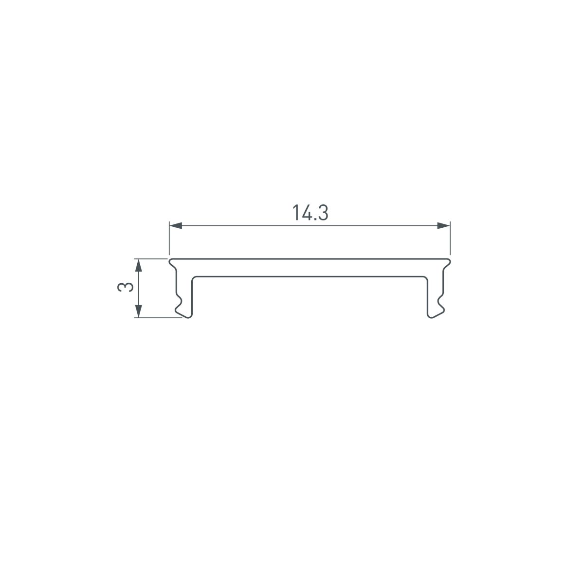 Экран SL-SLIM15-H10-W14-10000 OPAL (Пластик) 065382
