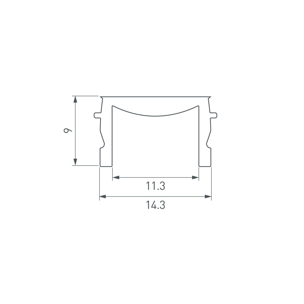 Экран матовый HR-M-IP65-3000 (Пластик) 065929