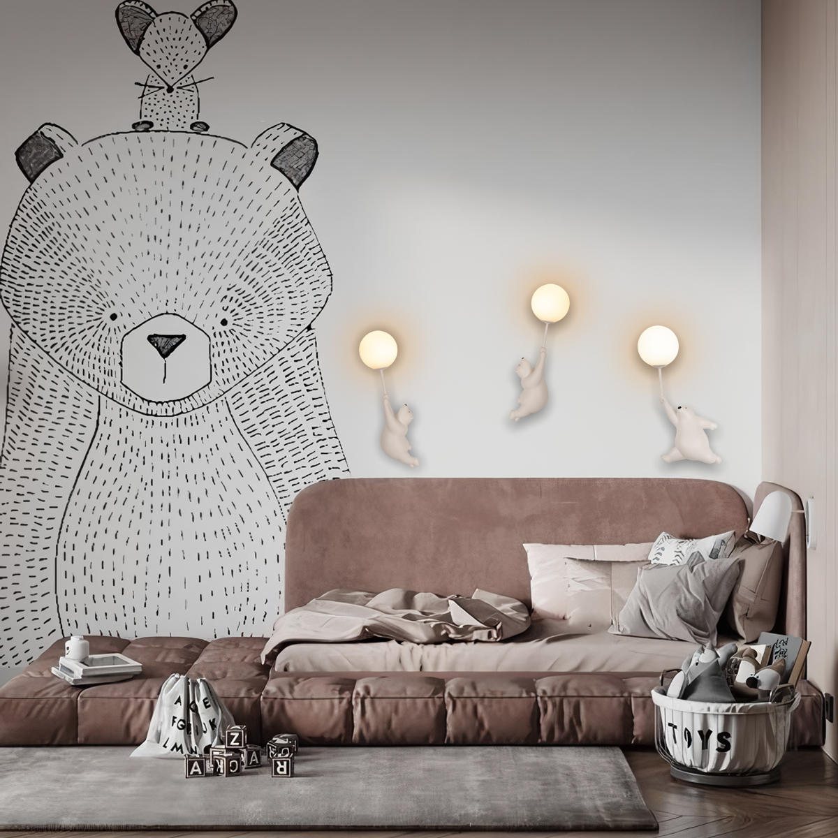 Настенный светильник Teddy 10030W/C