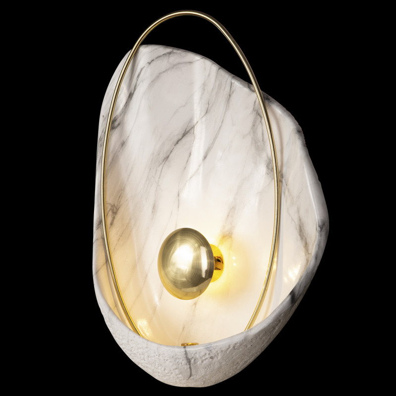 Бра Clam 10043 White