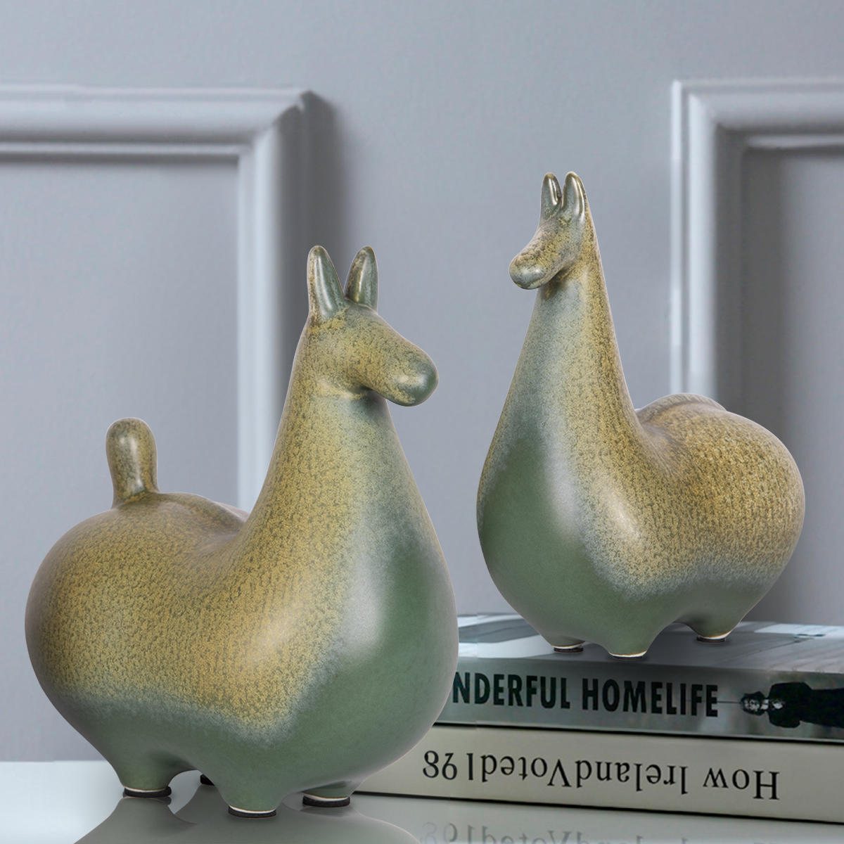 Статуэтка (2 шт.) Horse 10283 Green (2 pcs)